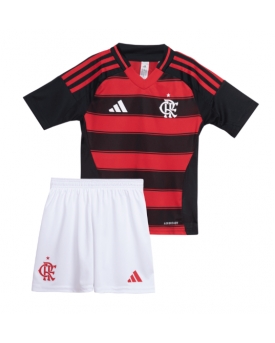 Billige Fotballdrakt Flamengo Replika Hjemmedraktsett Barn 2025-26 Kortermet (med bukser)